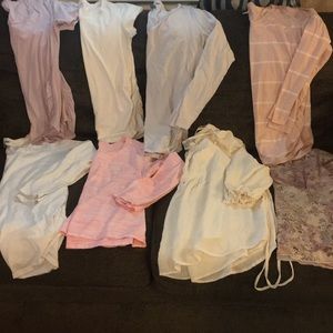 Lot of 8 maternity shirts